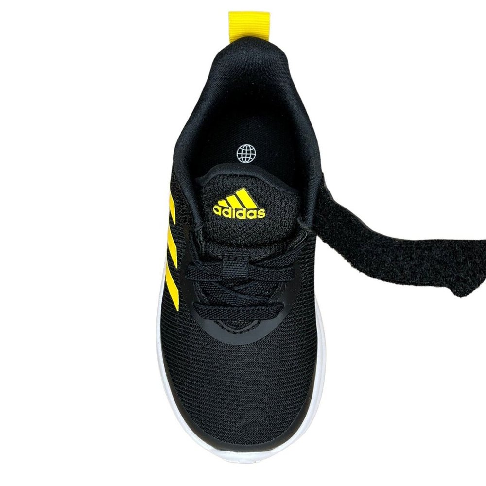 Adidas FortaRun Baby Boys Sneakers Size 6K Wide Width Black Lightweight & Comfy - Picture 4 of 16